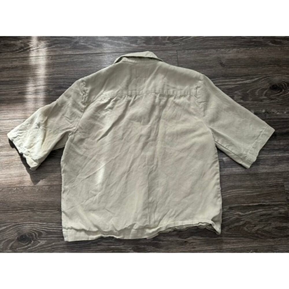 Wilfred Aritzia Gray/Green Button Shirt size 2XS - Picture 6 of 6